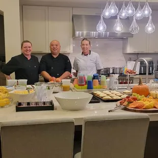 2024 Thanksgiving dinner event with chef Natalie, and chef Lauren