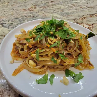 Pad Thai noodles