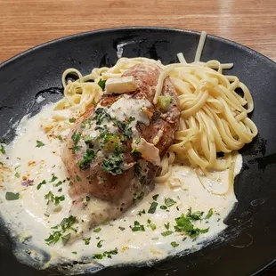 Blackened stuffed chicken