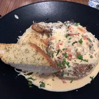 Blackened Stuffed Pork Chop