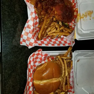 Nashville hot &amp; chicken sandwich