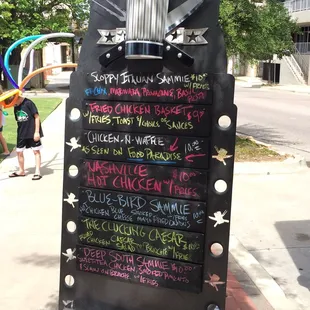 The Menu for Smile Saturday