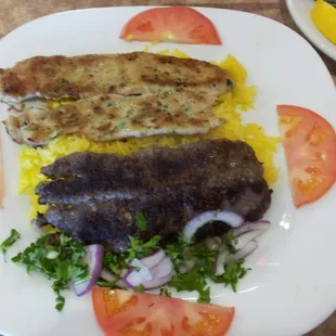 Chicken and lamb kafta
