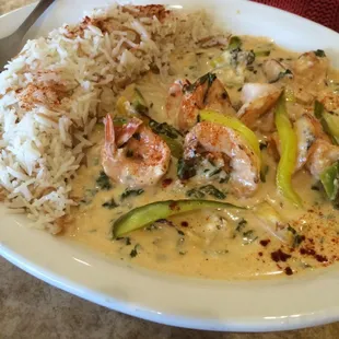 Shrimp Cilantro with Rice