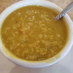 Cup of lentil soup