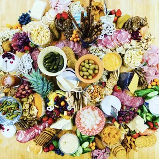 Cheese and Charcuterie Island