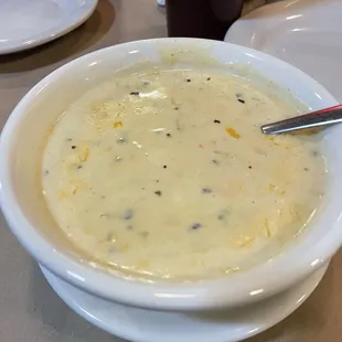 Crab and corn chowder