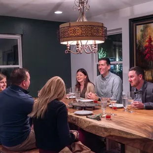 A party at the Chef's Table