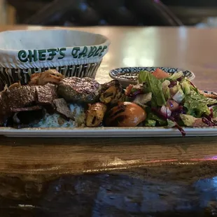 For the beast in you, who needs a little protein, try the Combo Plate