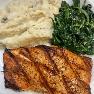 Grilled Salmon Med Rare