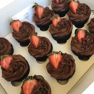 Our moist chocolate Seduction cupcakes are sure to please. Have some delivered to your spouse.