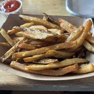 Hand cut fries