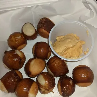 not enough beer cheese! but tasty.