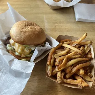 Shack Chicken Sandwich and Fresh Cut French Fries