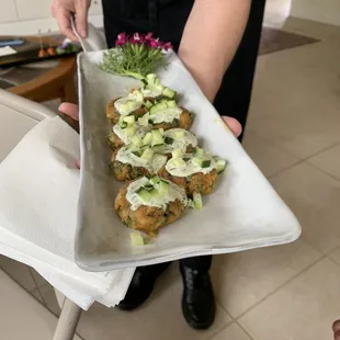 Chickpea cakes
