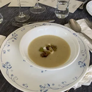 Potato leek soup