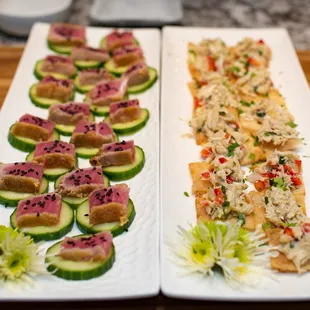 I could have easily eaten both of these plates on my own...so delish!