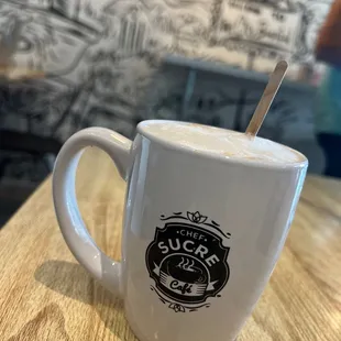 Oat milk latte