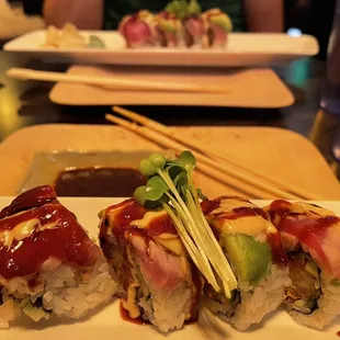 Multi-course Pop-up event at Fair Oaks Brew Pub - rolls were good but were just standard ones from the regular menu