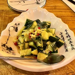 C7. Crispy Cucumbers Salad