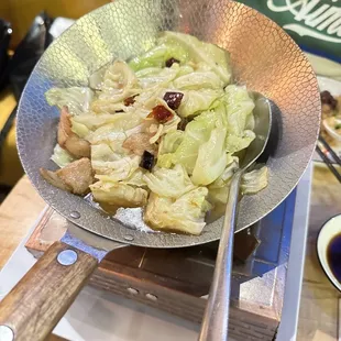 G5. Griddle Cabbage with Pork Belly