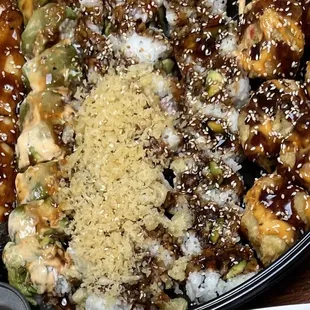 All cooked maki platter