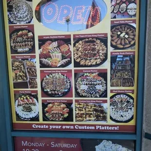 menu, pizza