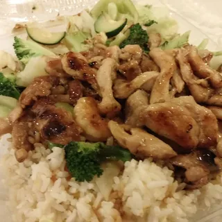 #6 Chicken and Shrimp Teriyaki Plate