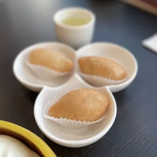 Deep fried pork dumpling- Yum!