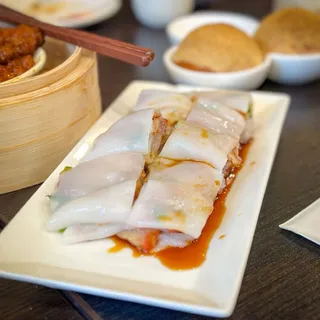 26. Rice Noodle Roll with BBQ Pork