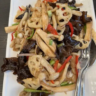 Sauteed Celery with Mixed Mushroom