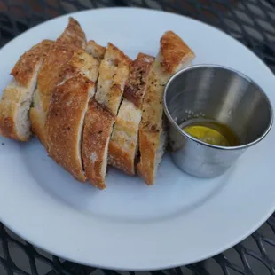 Bread and Garlic Infused EVOO
