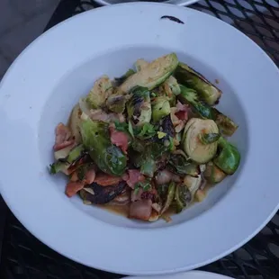 Pan Roasted Brussels Sprouts