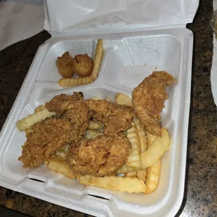 Chicken finger plate