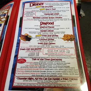 Chef Troy&apos;s Menu p. 3