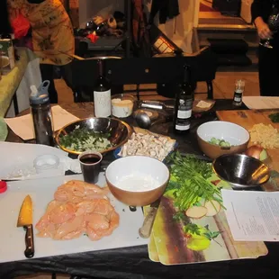 Ironchef competion at Danielle's home. Sometimes gets messy........sooo fun