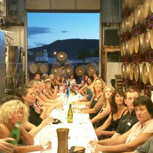 Wine tasting and dinner