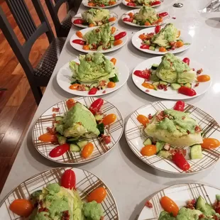 Iceberg Bacon Cucumbers Tomatoes w Green Goddess Dressing