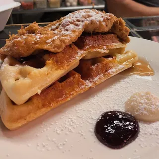 Fried Chicken and Waffle