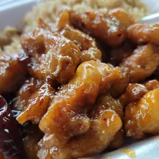 Orange chicken