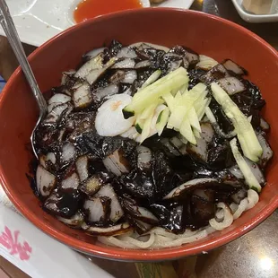 Black Bean Sauce Noodles (it was alright, would pass next time).