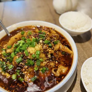 Spicy boiled fish!