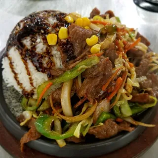 H18. Grilled Beef with Rice