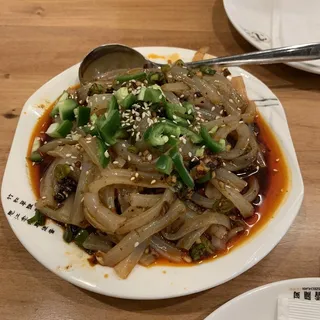 10. Szechuan Jelly Noodle In Black Bean Sauce 10.