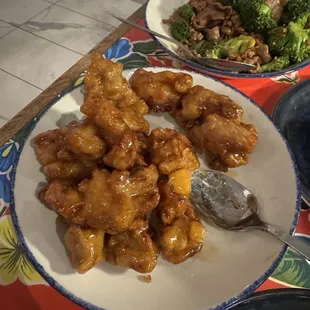 chicken wings and fried chicken, food