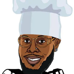 a chef wearing a chef&apos;s hat and glasses