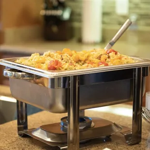 Mushroom Truffle Risotto with Blistered Baby Heirloom Tomatoes...YUMMY!