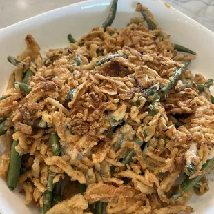 The classic green bean casserole! Yummy!
