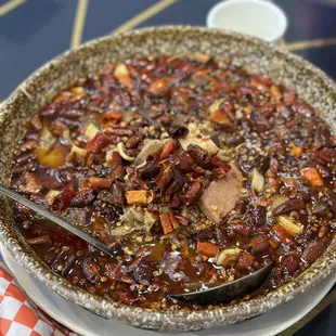 Leaf Tripe W. Blood Pudding &amp; Spam