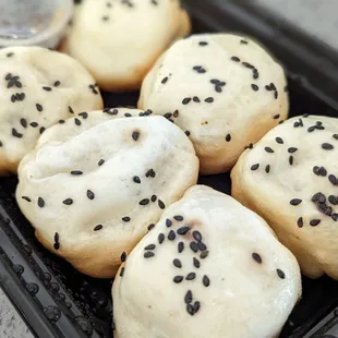 Pan fried soup dumplings